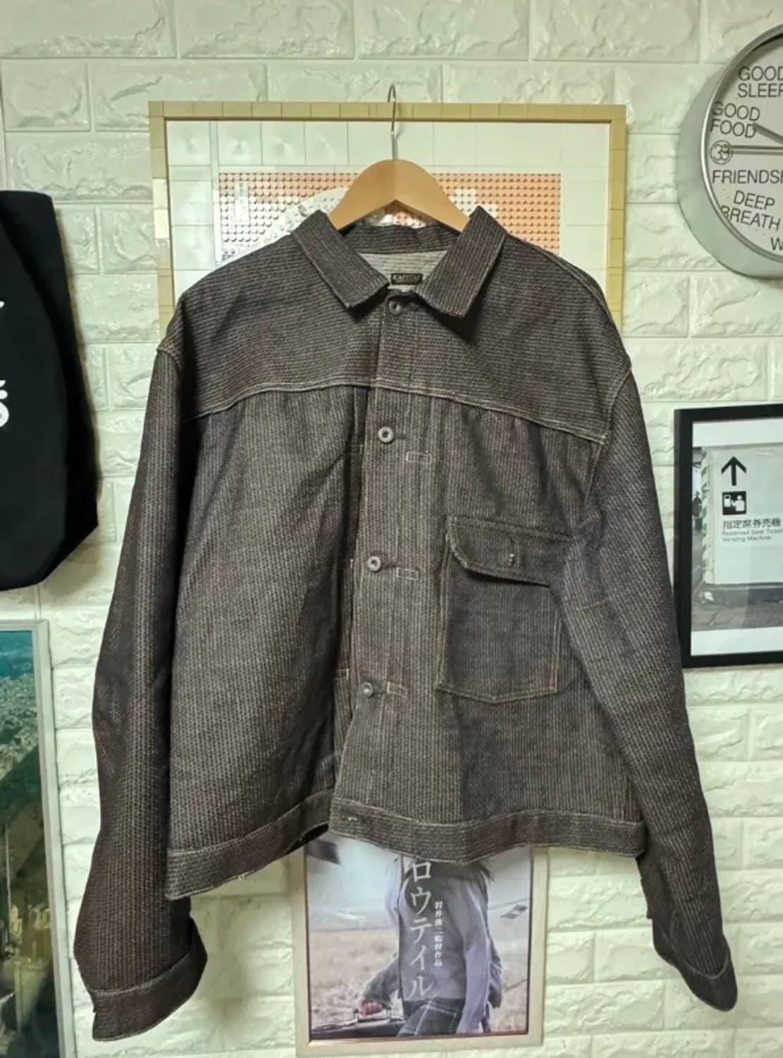 [7]캐피탈 센츄리 데님 1세대 자켓 N5S 브라운 상품이미지1