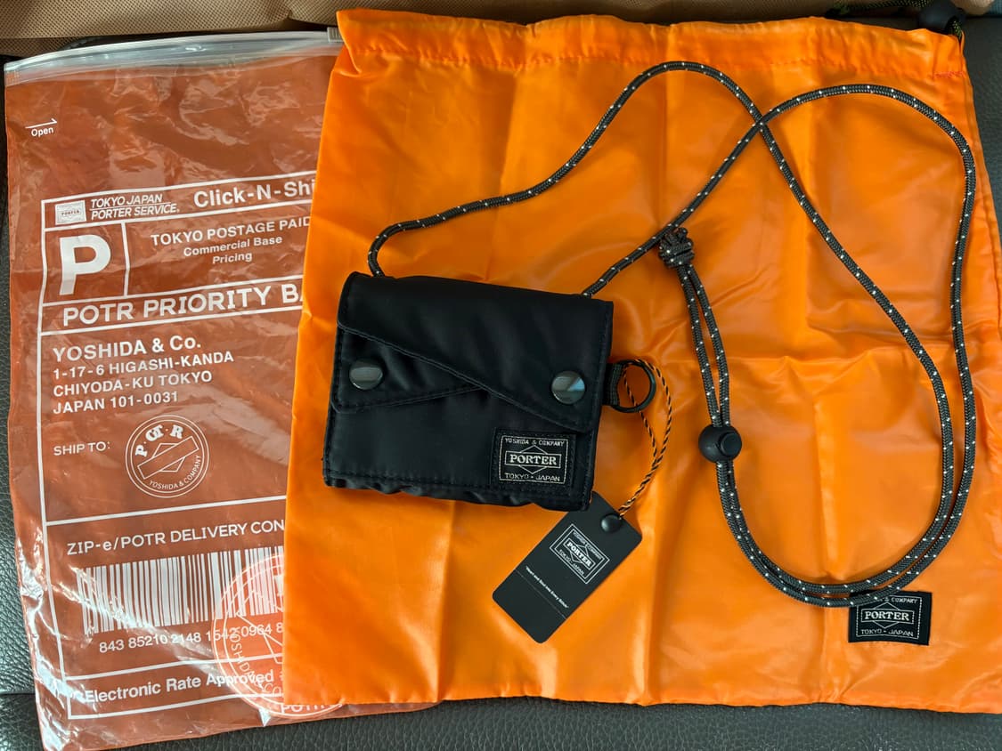 요시다포터px 카드 지갑 크로스 상품이미지1