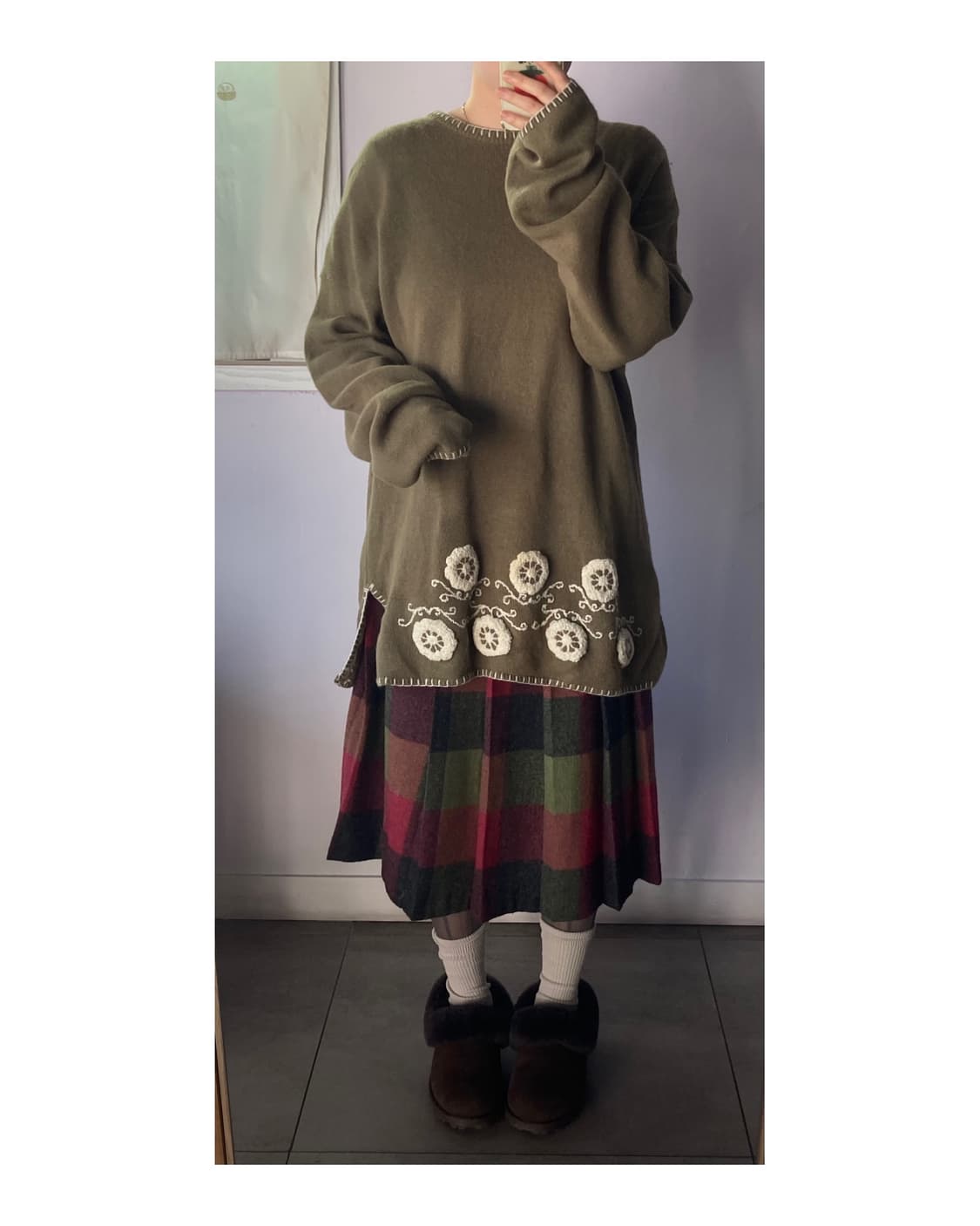 올리브 민들레자수니트 상품이미지4