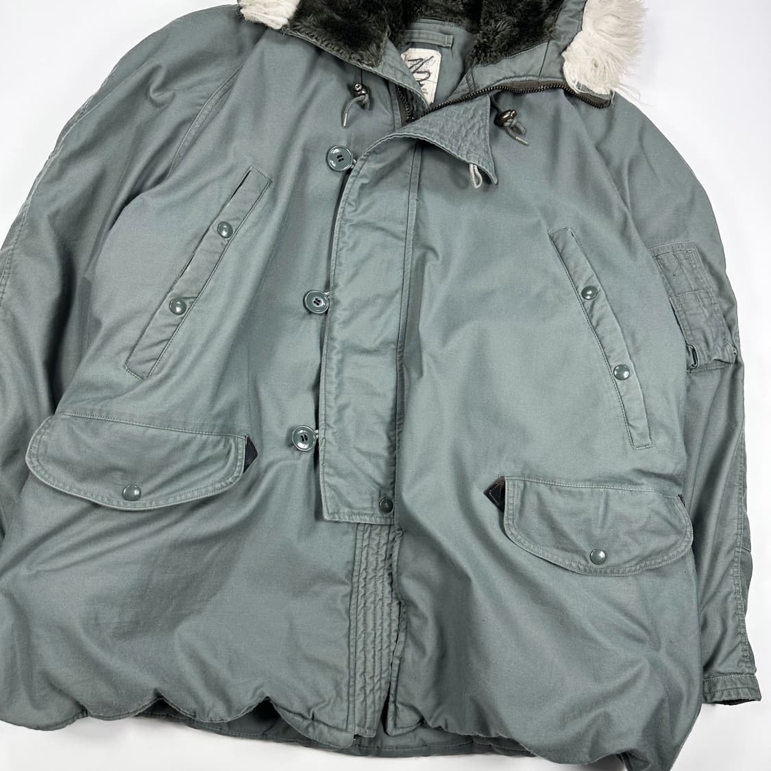 80s 오리지널 미군 N3B 익스트림 콜드 웨더 파카 XL 상품이미지4