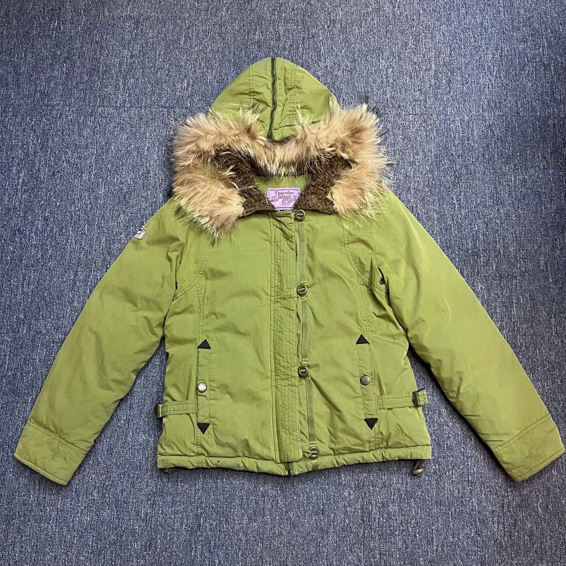 써스데이아일랜드 숏 야상 패딩 상품이미지2