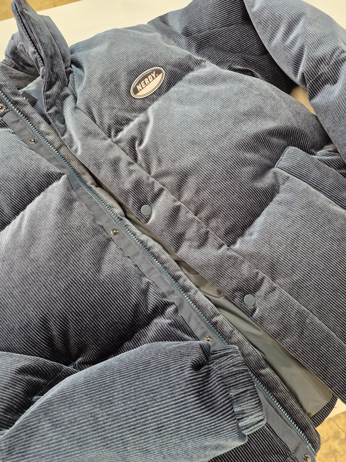 널디 큐드로이 벨벳 다운팡팡 패딩자켓 상품이미지8