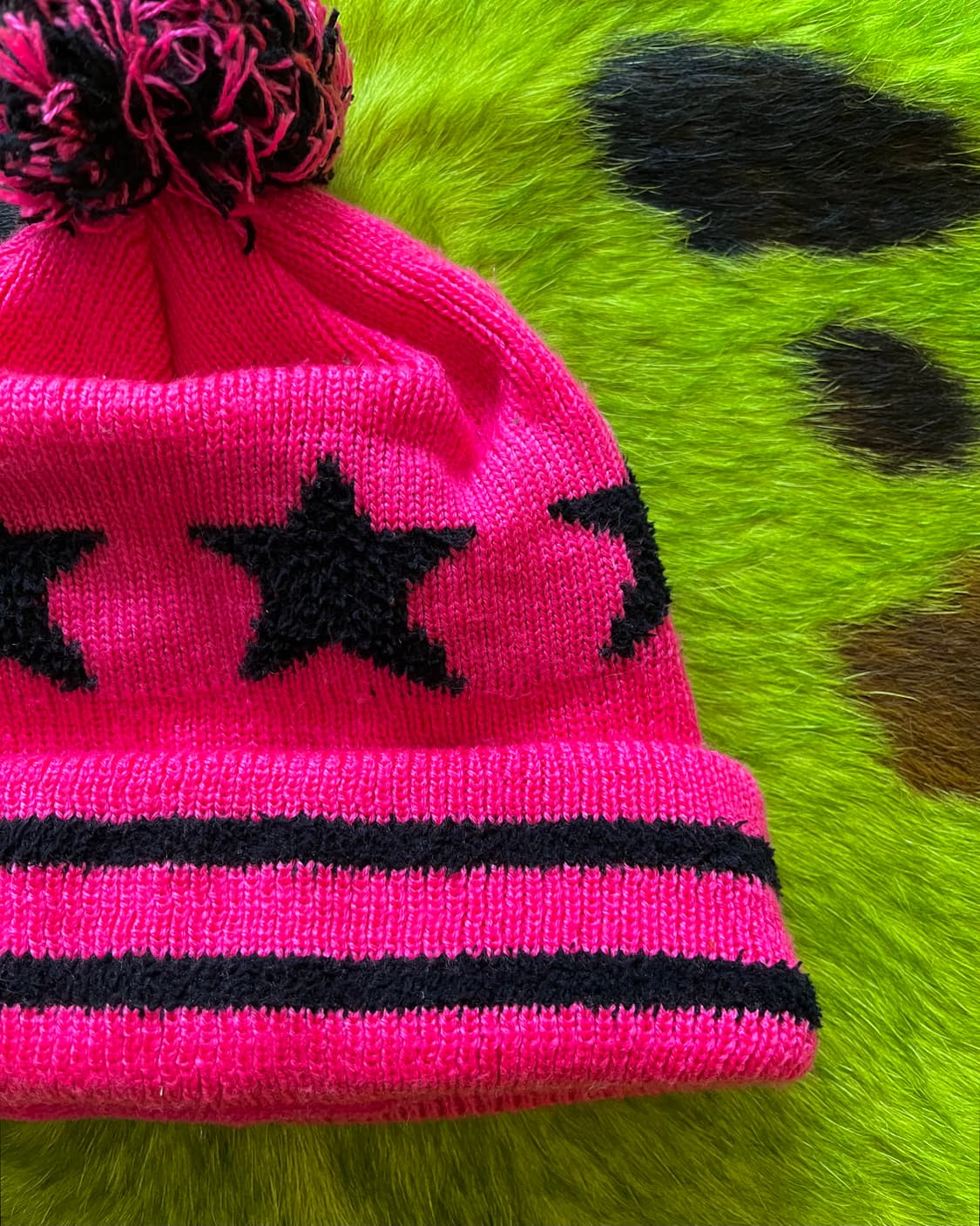 Jpn Vintage Star Pattern Bell Beanie 상품이미지5