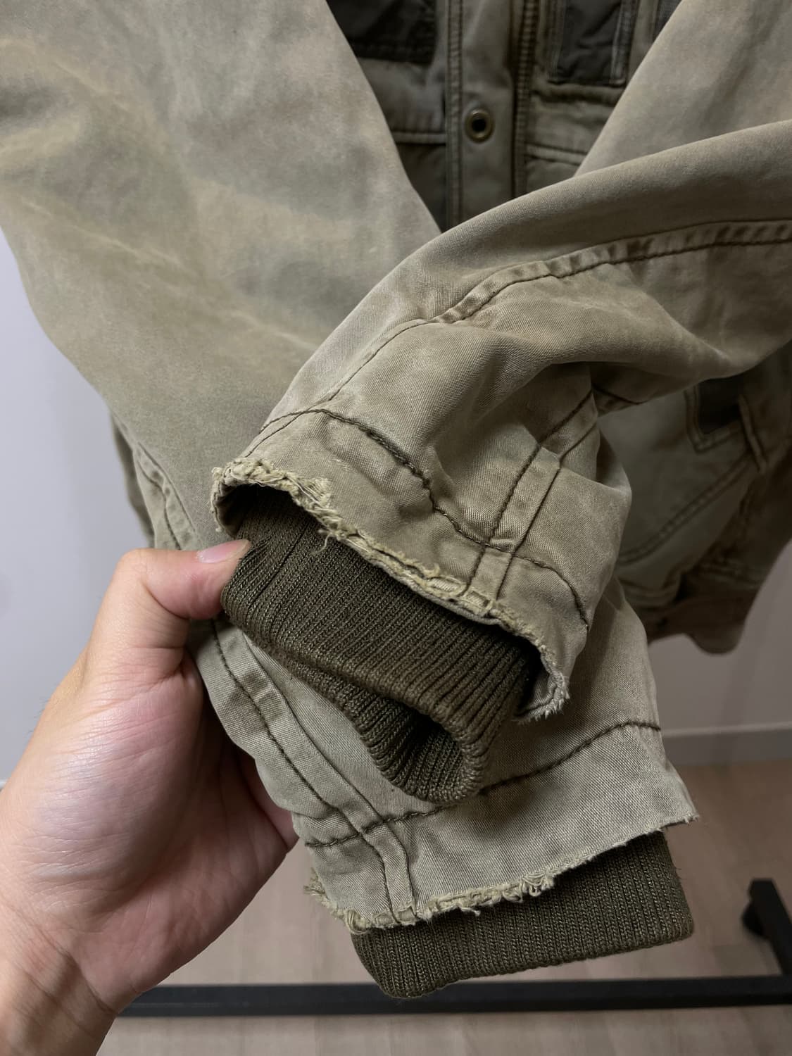 (L) jet lag 빈티지 퍼티그 카고 자켓 상품이미지6