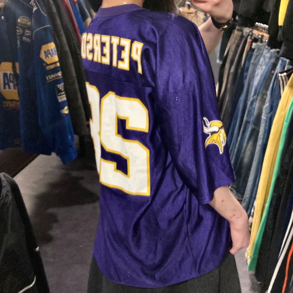 [IM] NFL 미네소타 바이킹스 아드리안 피터슨 NO.28 퍼플 져지 상품이미지7