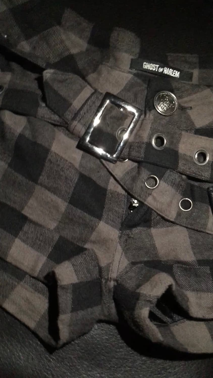 고스트 오브 할렘 파우닝 133 체크 팬츠 상품이미지6