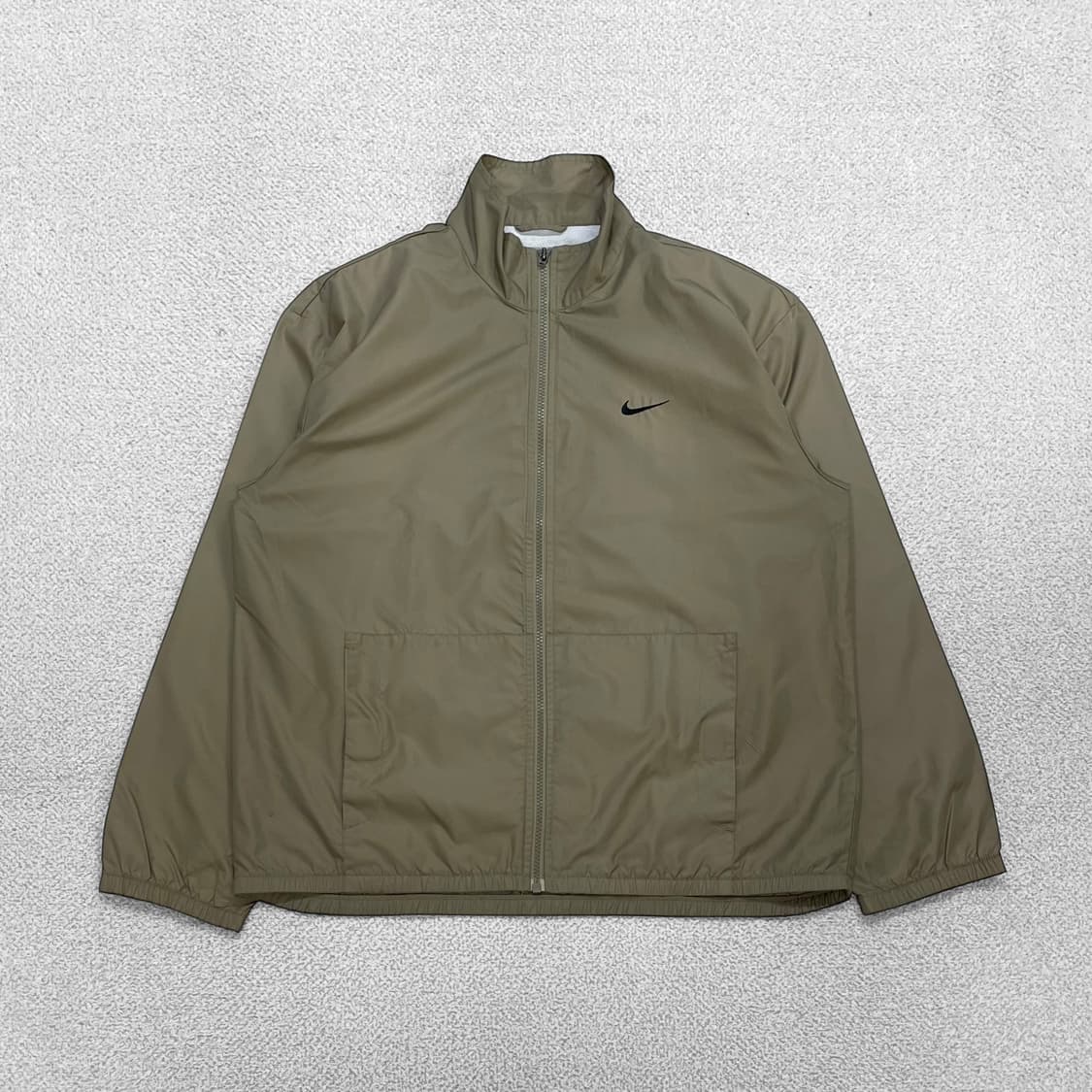 나이키 00s 스우시 로고 바람막이 자켓 베이지 상품이미지1