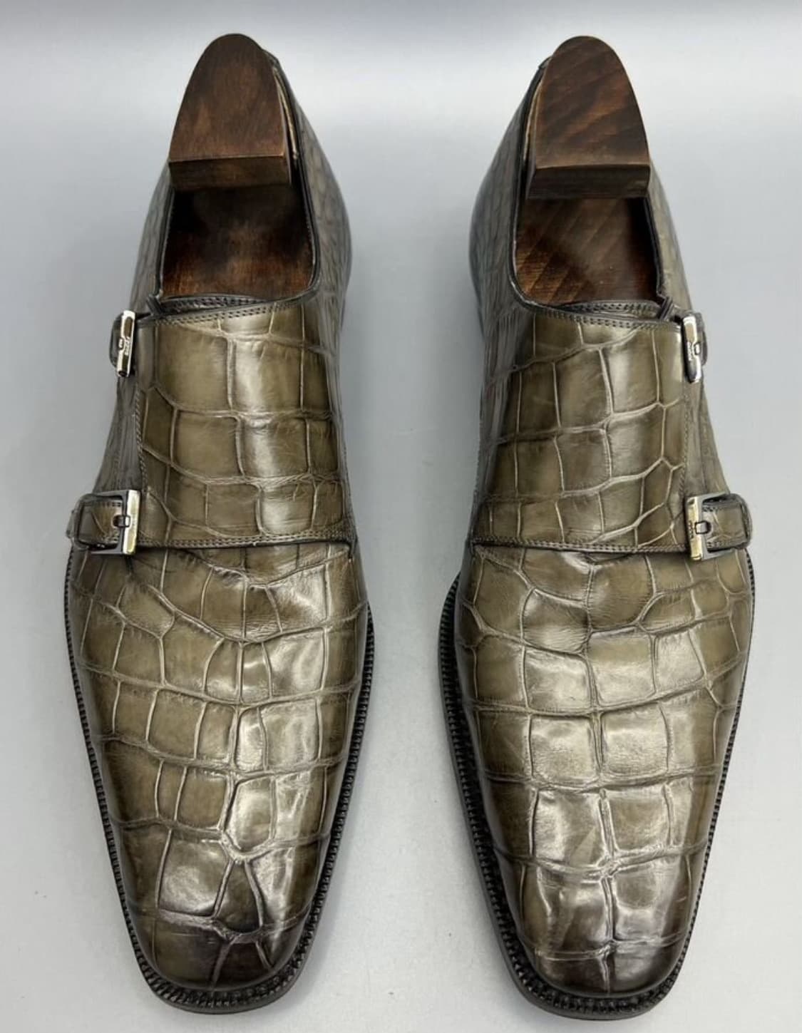 GUCCI 구찌 뭉크 슈트랩 슈즈(크로커다일 스킨-악어가죽)해외발송 상품이미지3