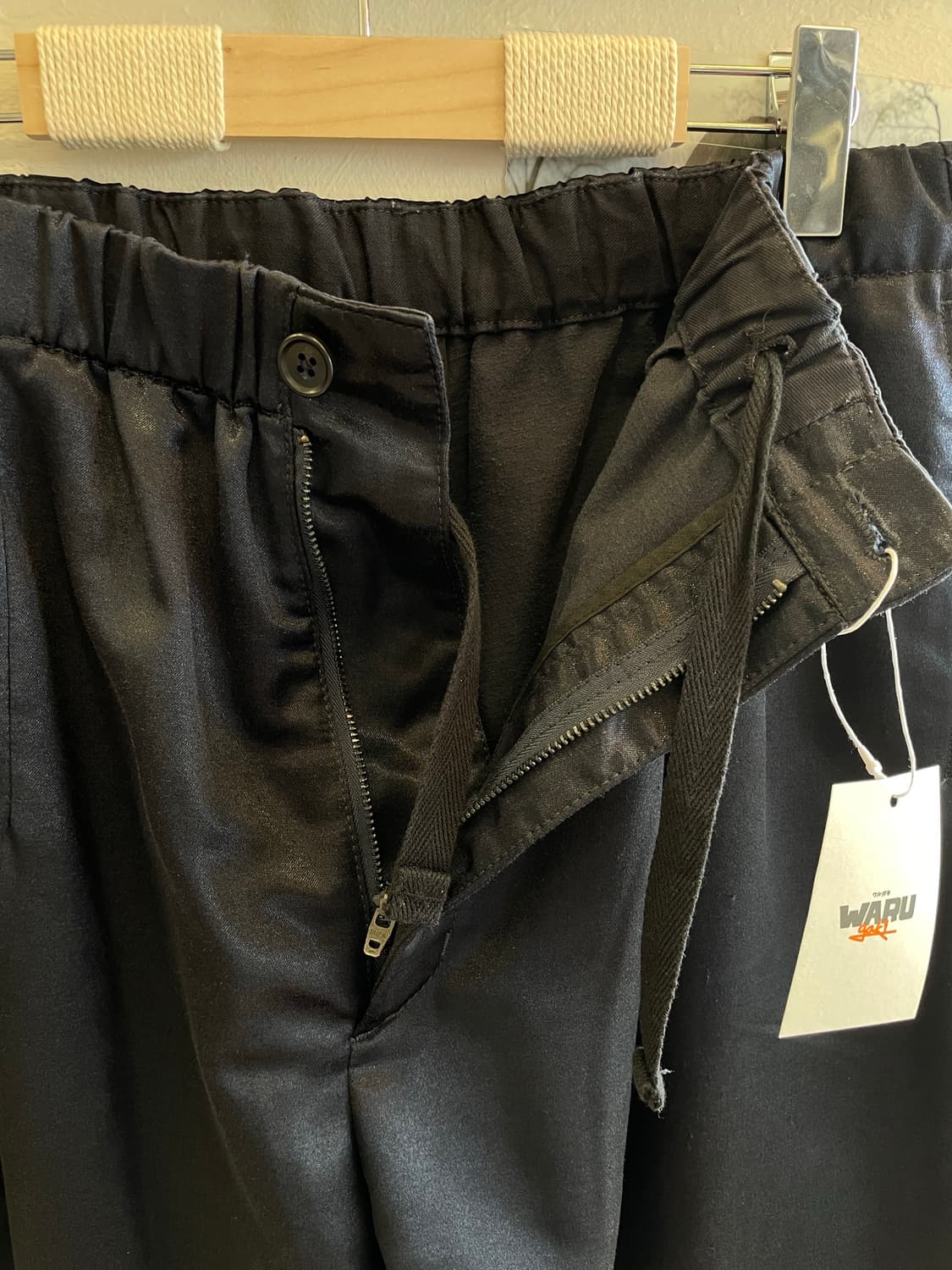 엔지니어드가먼츠 새틴 와이드 팬츠 (M) 상품이미지4