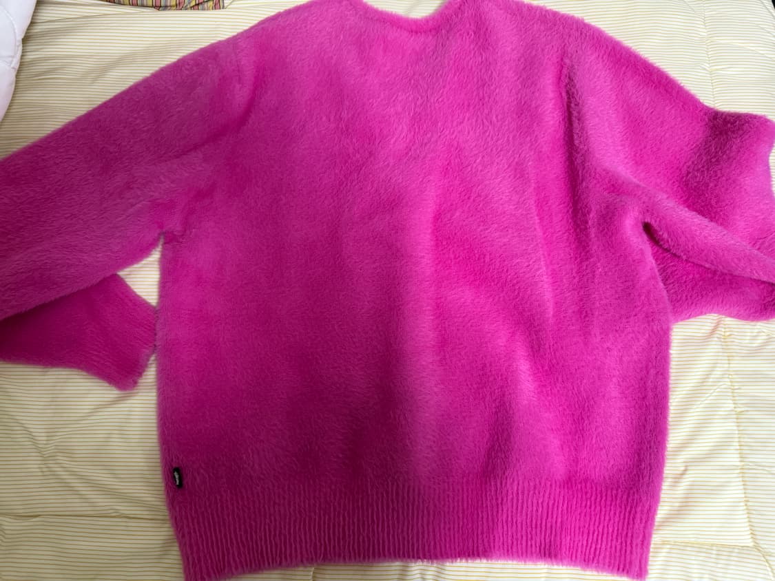 스투시 쉐기 가디건 푸시아 M 사이즈 상품이미지4