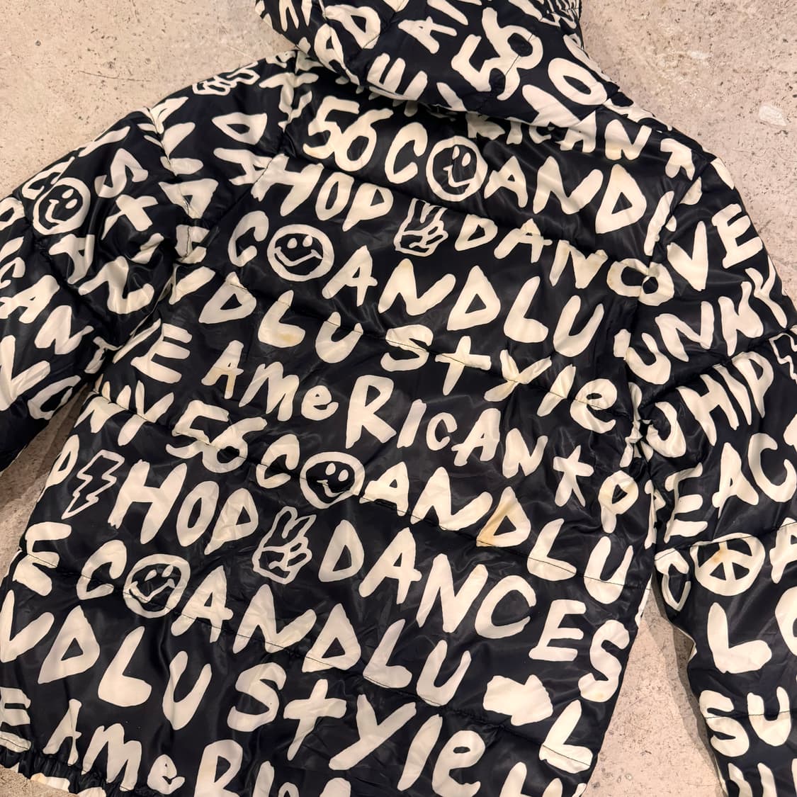 데드스탁 프린팅 패딩 상품이미지7