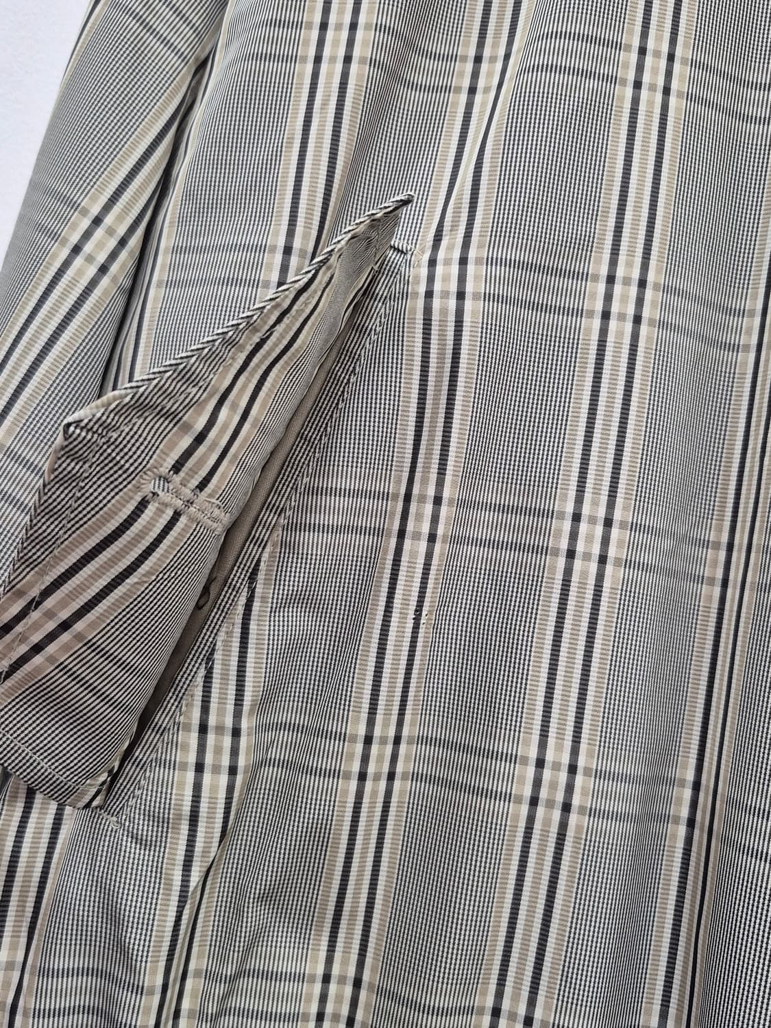 Heathen 체크 해링턴 자켓 남성 M 상태좋음 상품이미지4