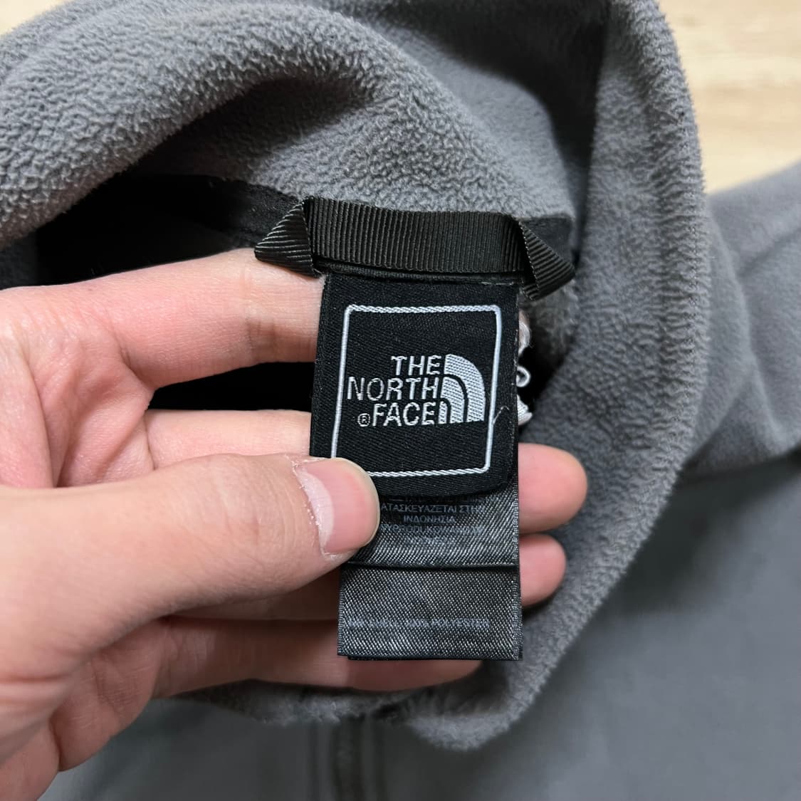 노스페이스 하프돔 로고 후리스 플리스 집업자켓 [차콜] S/90 상품이미지5