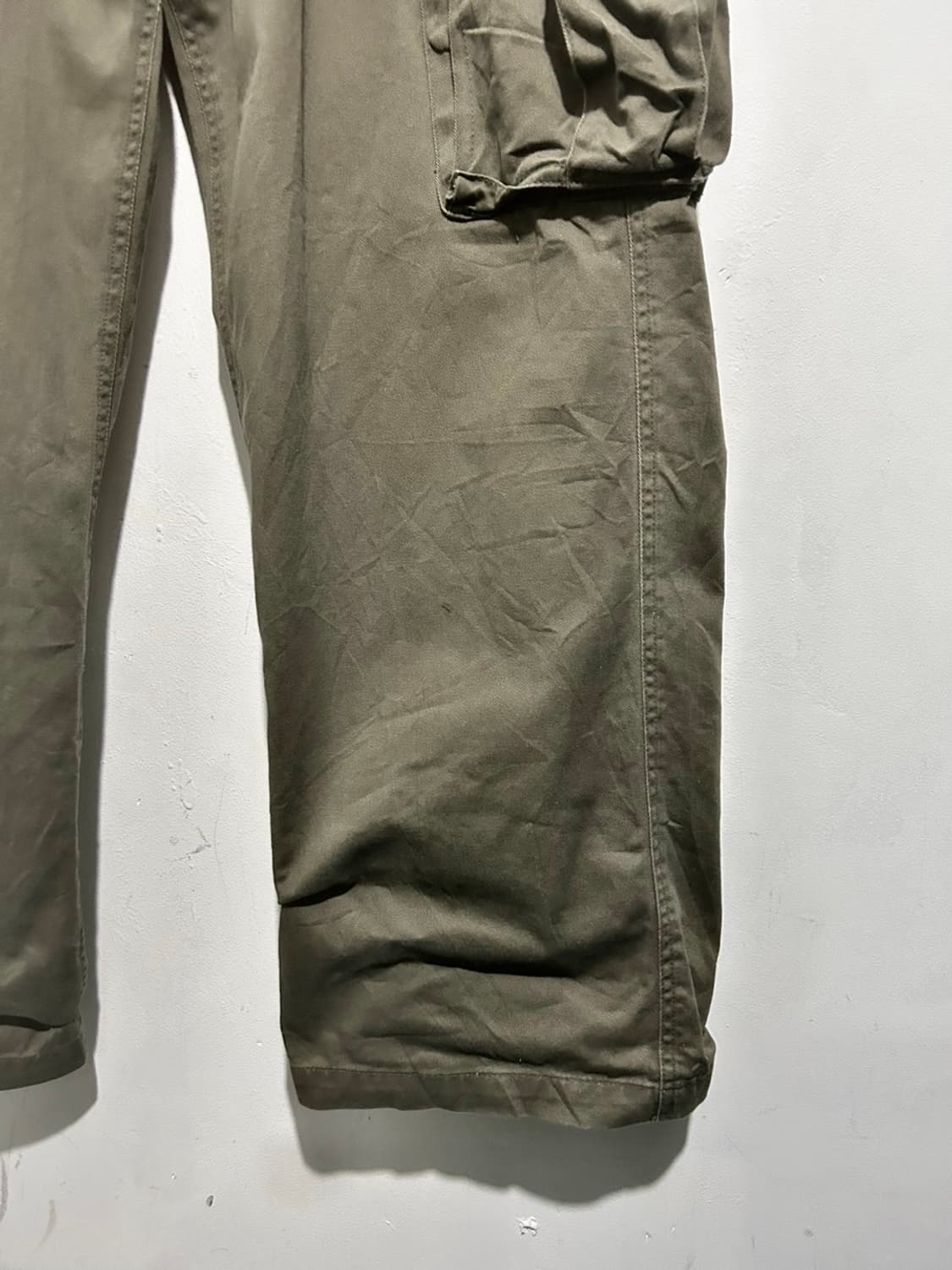 빈티지 카키브라운 카고 벌룬팬츠 상품이미지7