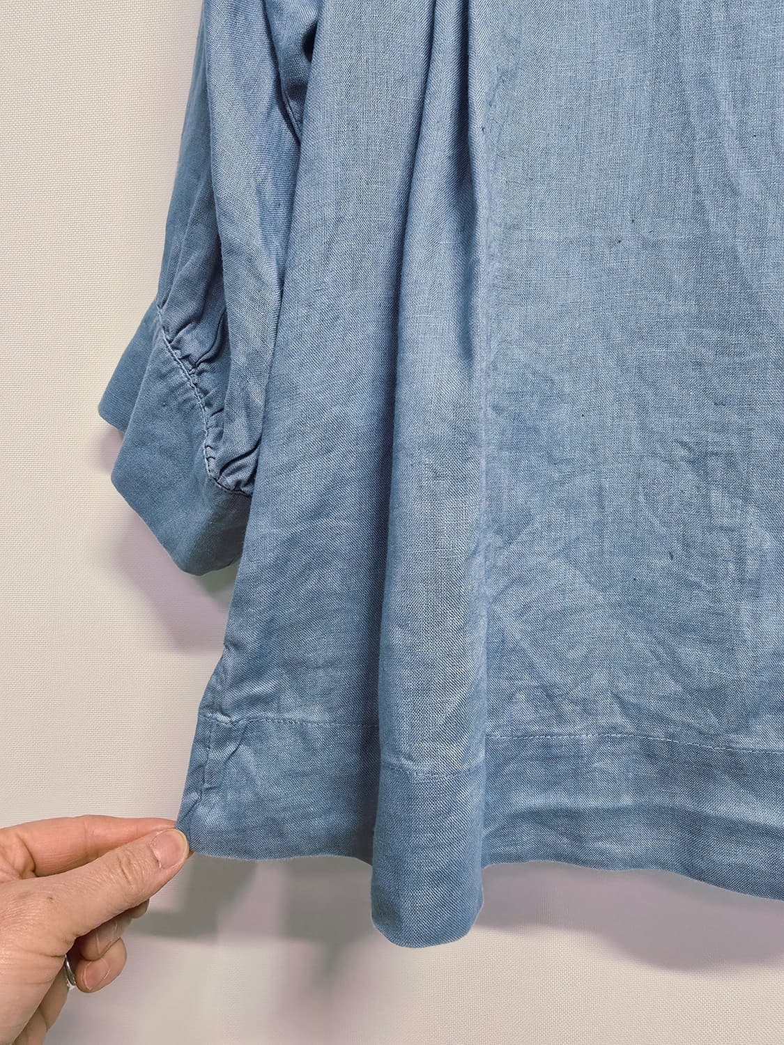 지스튜디오  블루 린넨 자켓 66 상품이미지7