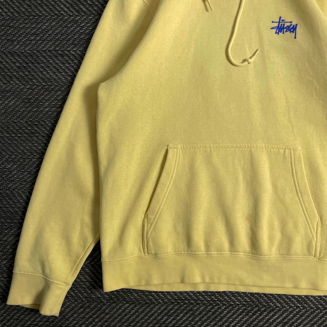 스투시 베이직 빅로고 박시핏 후드 티셔츠y 3050 상품이미지5