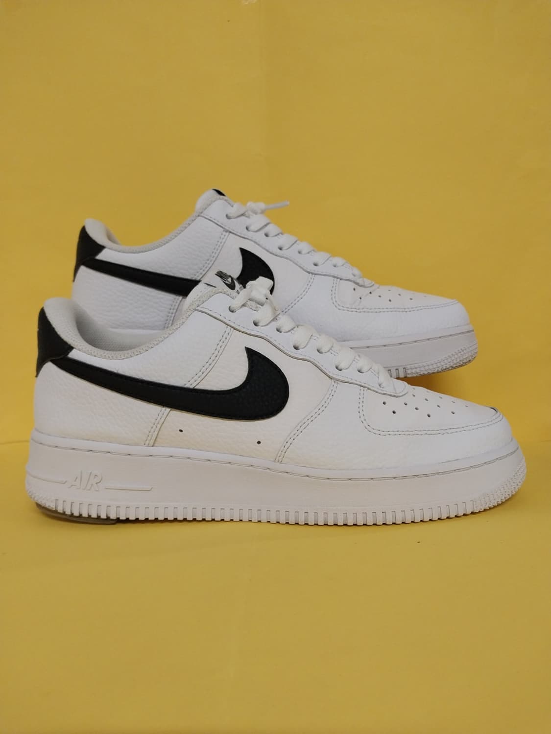 남성 나이키 에어포스1 07 화이트블랙 운동화 (265) 상품이미지3