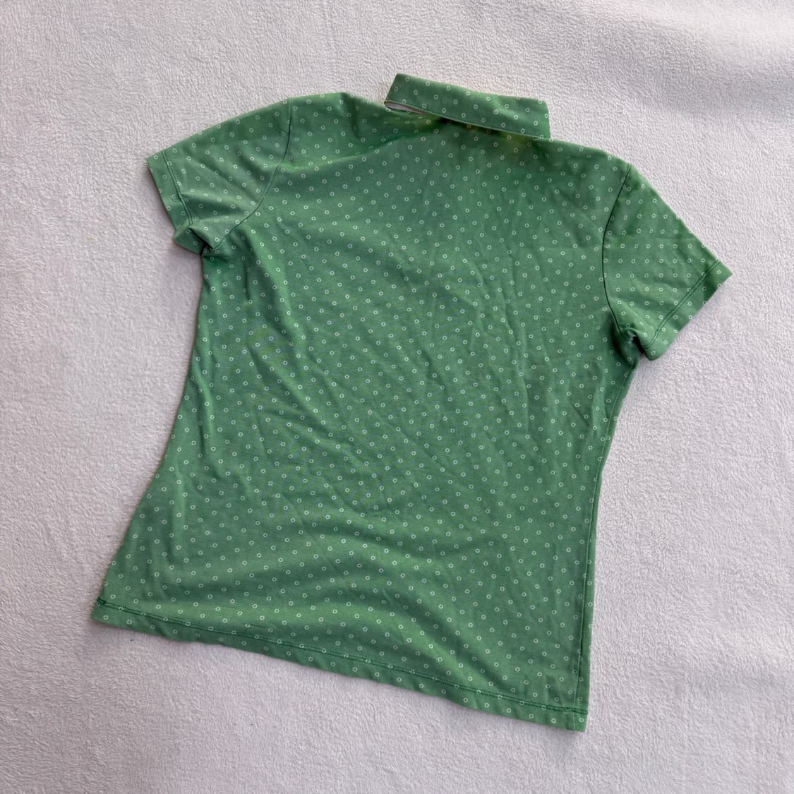100 그린조이 도트패턴 카라 반팔티 0413T 상품이미지2