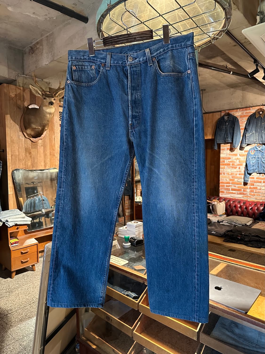 90s USA 빈티지 리바이스 501 데님 팬츠 상품이미지2