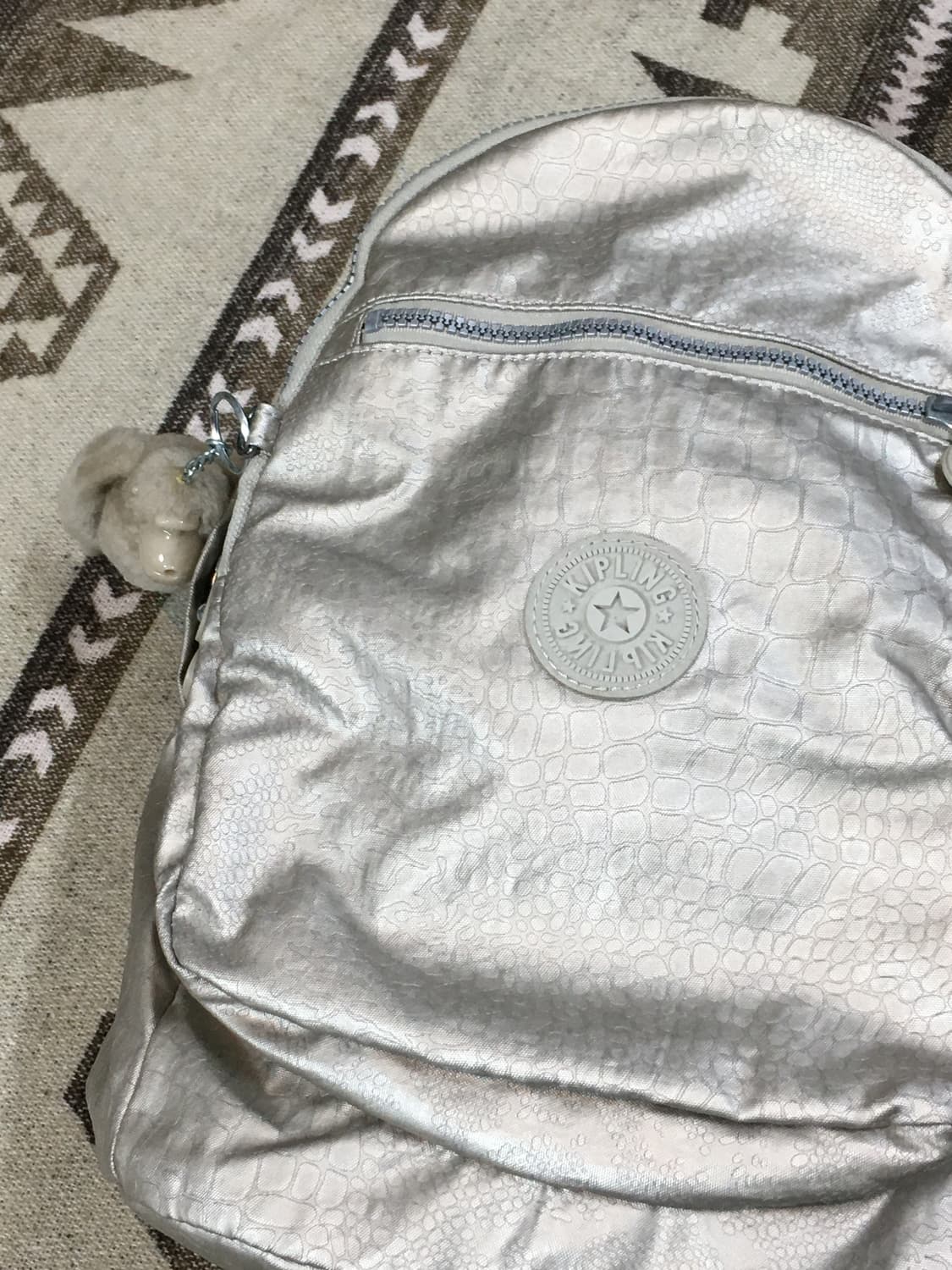 키플링 미니 백팩 실버 상품이미지7