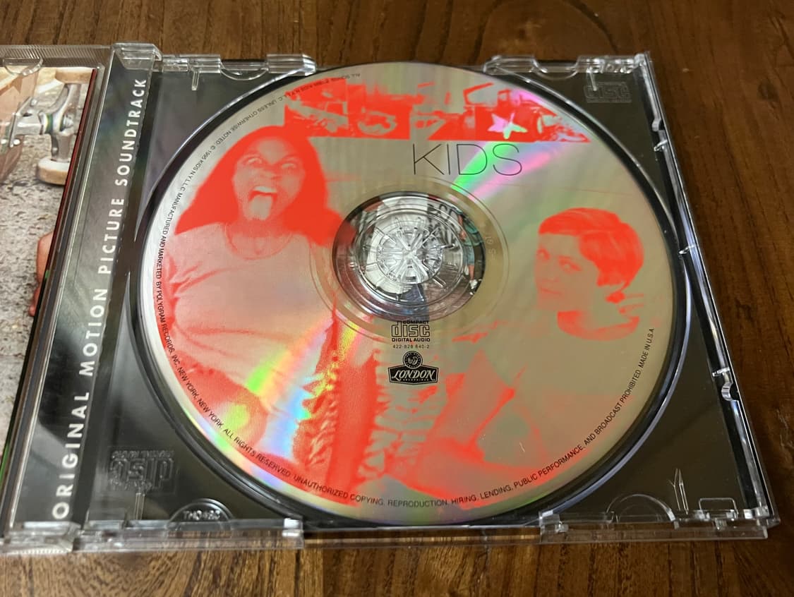 90년대 영화 키즈 KIDS OST 영화음악 미국반 CD 시디 상품이미지3