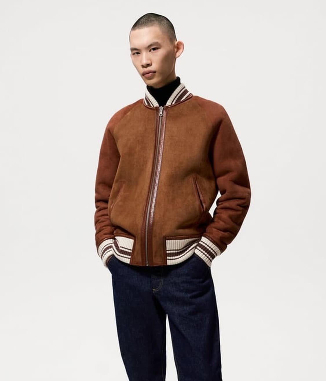 자라 양털 리버서블 무스탕 상품이미지1