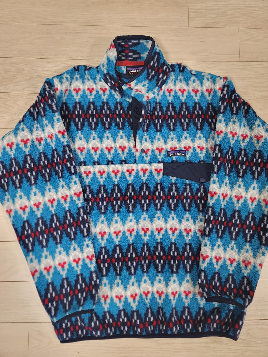 [S] <상태최상> 파타고니아 신칠라 해비웨이트 아즈텍 눈꽃패턴 상품이미지1