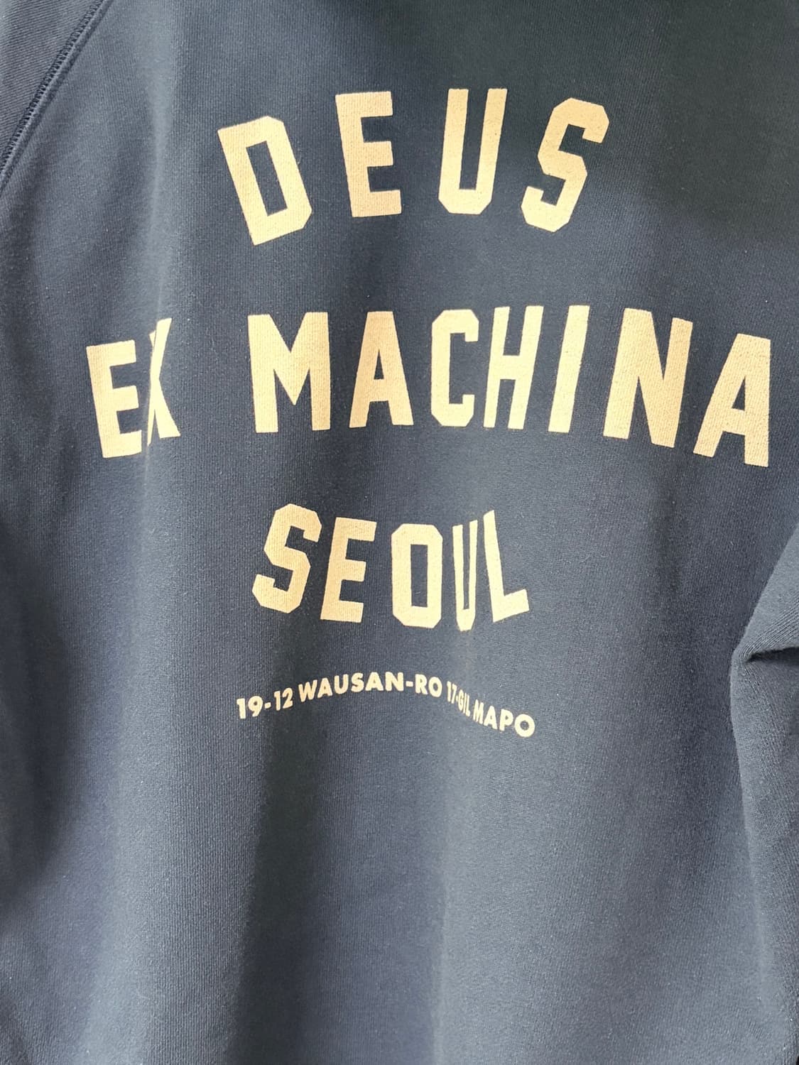 데우스 후드티 네이비 XL 상품이미지3