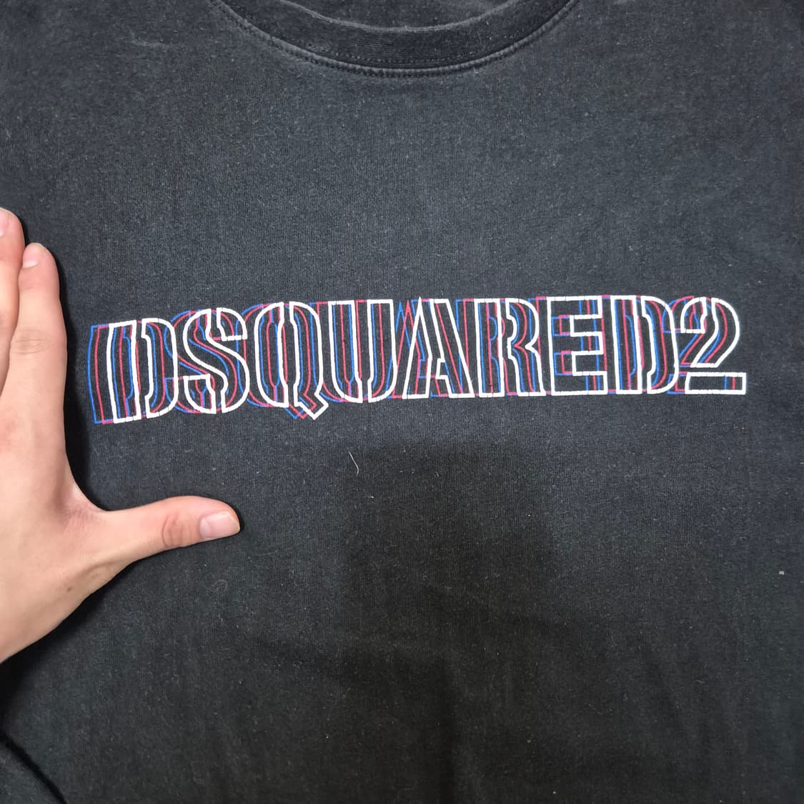 디스퀘어드 2 옴므 빅로고 긴팔티 상품이미지4