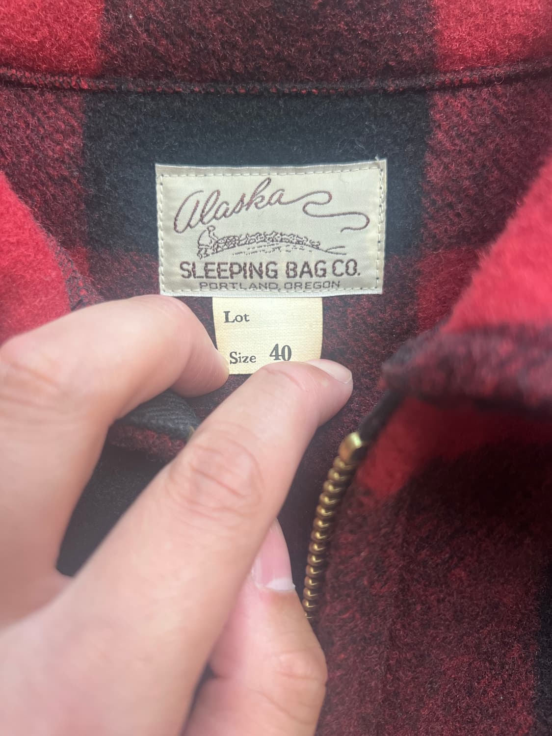 알래스카 슬리핑백 울자켓40(100)사이즈 판매 상품이미지7