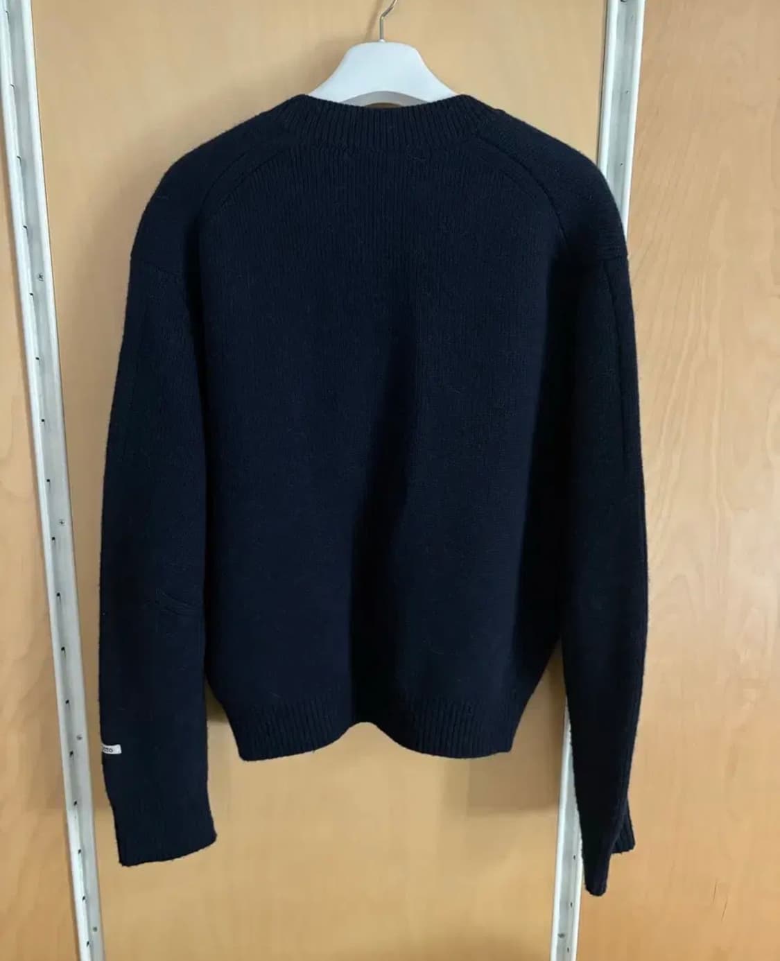 렉토 청키 브이넥 니트 네이비 m 상품이미지6