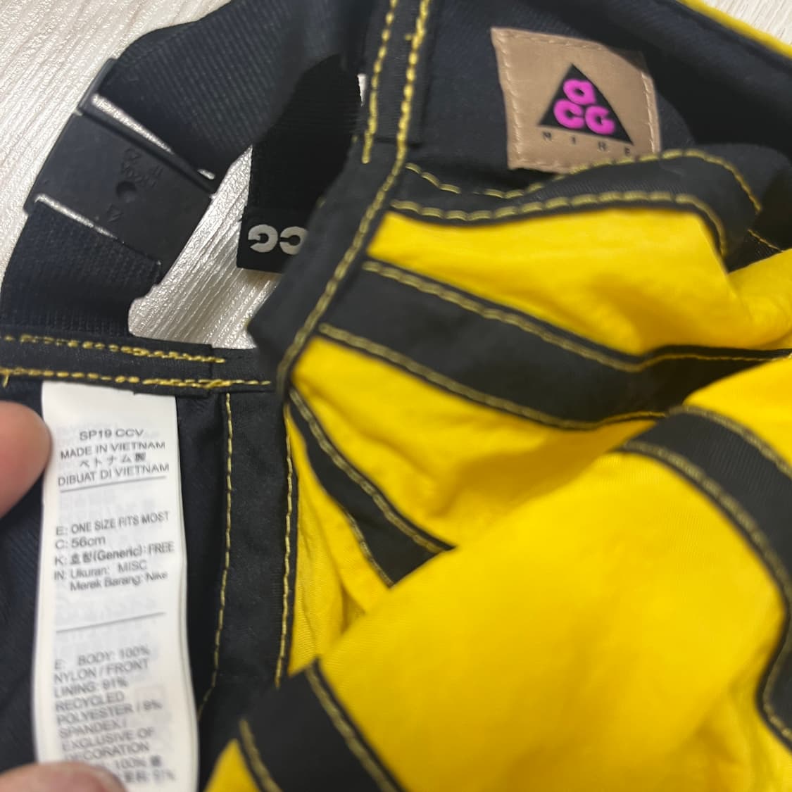 나이키 ACG 옐로우 캠프캡 모자 상품이미지4