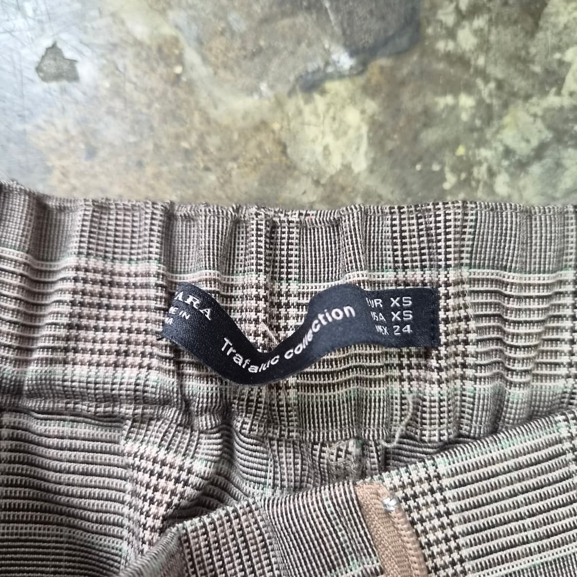 26) ZARA 자라 밴딩 체크팬츠 체크바지 슬랙스 상품이미지6