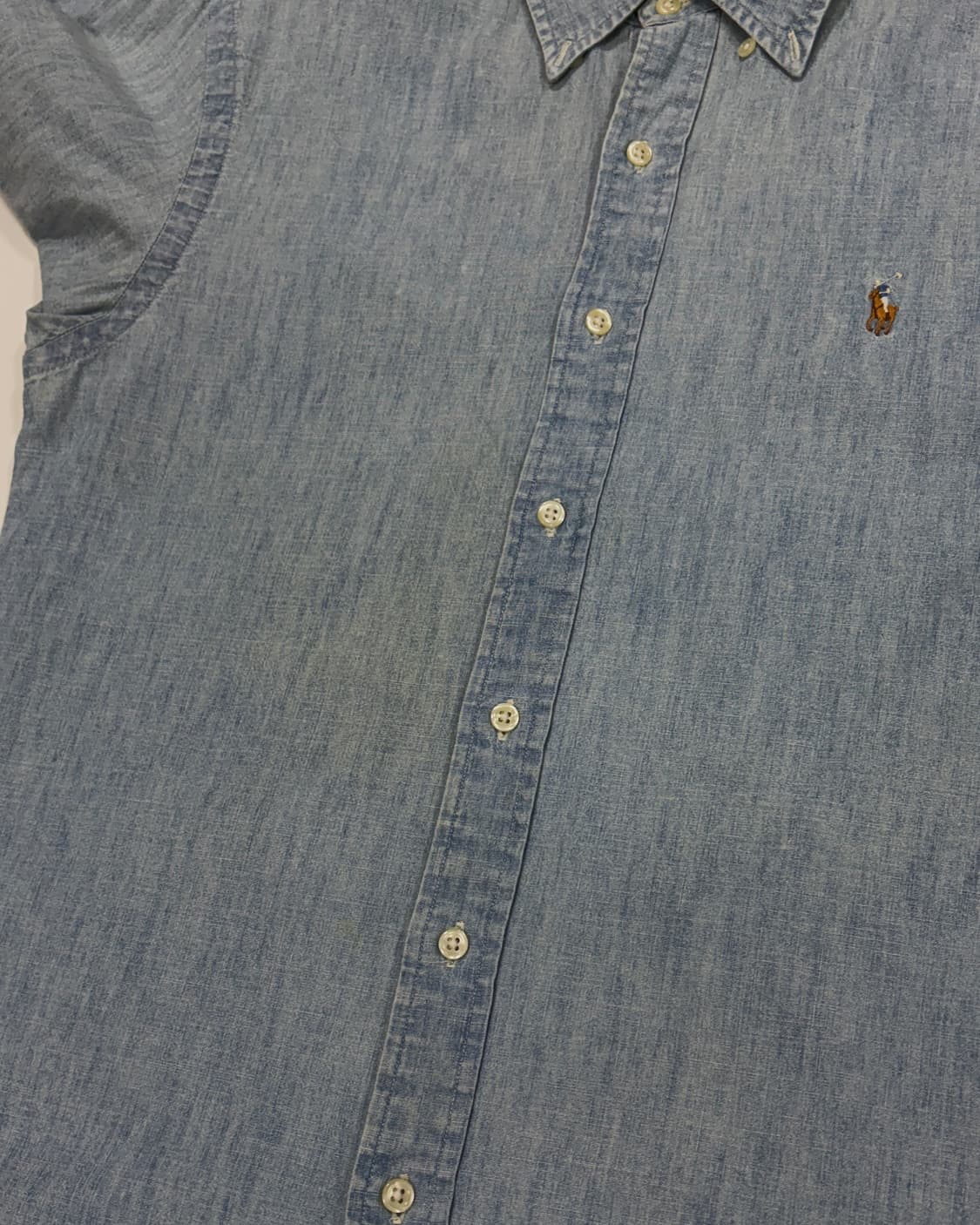 [M]폴로 랄프로렌 샴브레이 데님 셔츠 상품이미지9