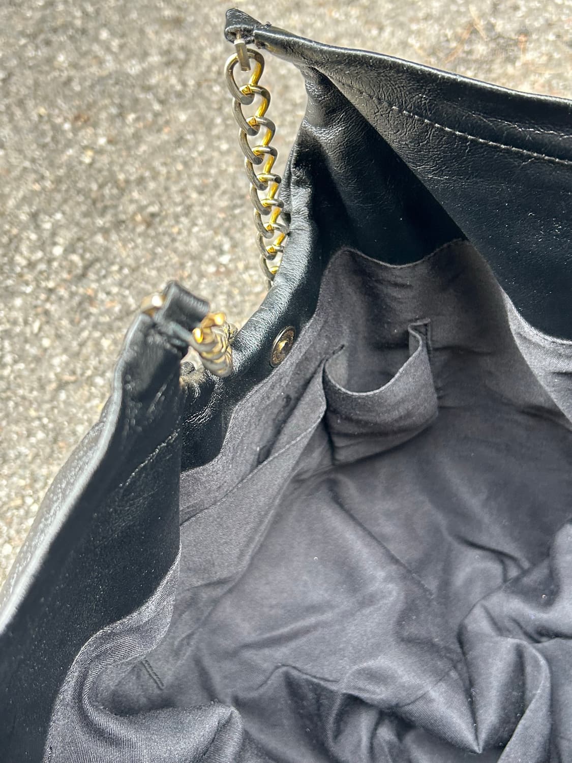 핀턱 체인 레더백 상품이미지6