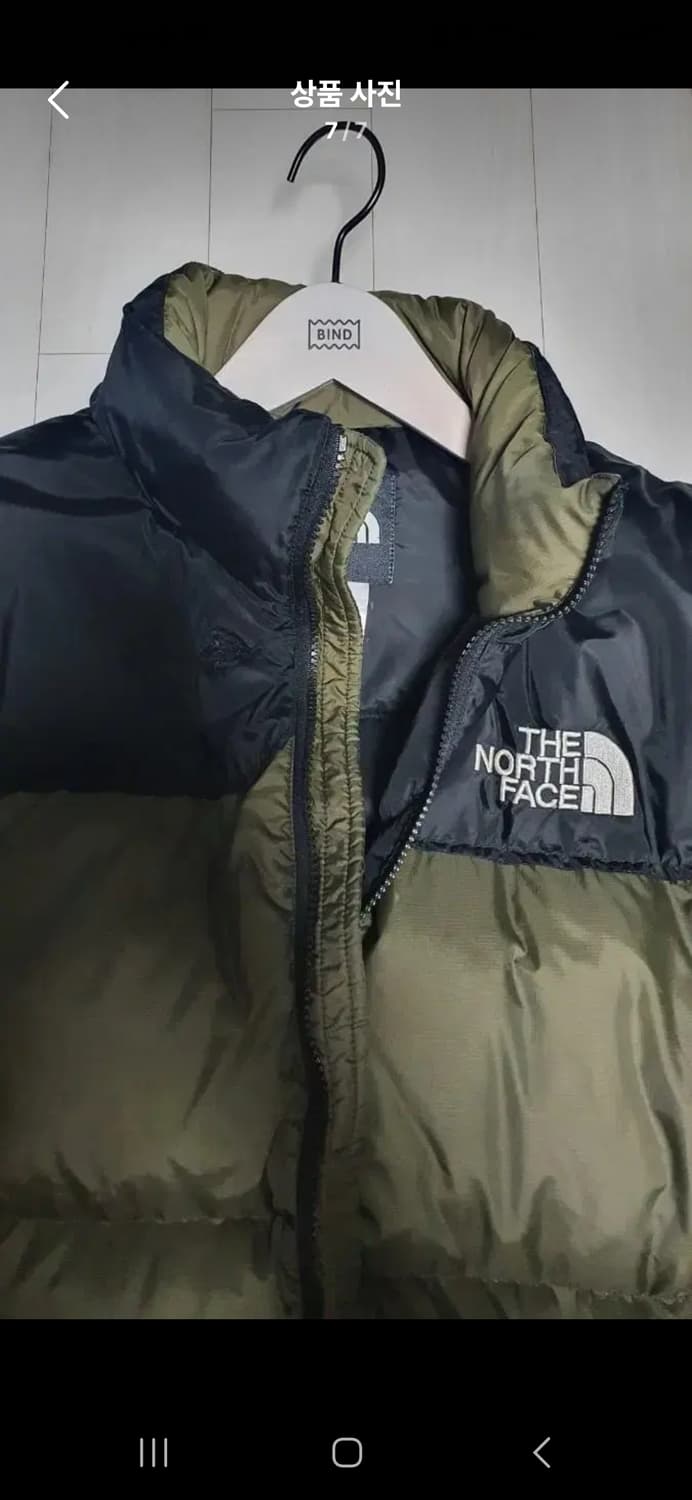 노스페이스 중앙 백로고 눕시 올리브 700 구형 상품이미지7