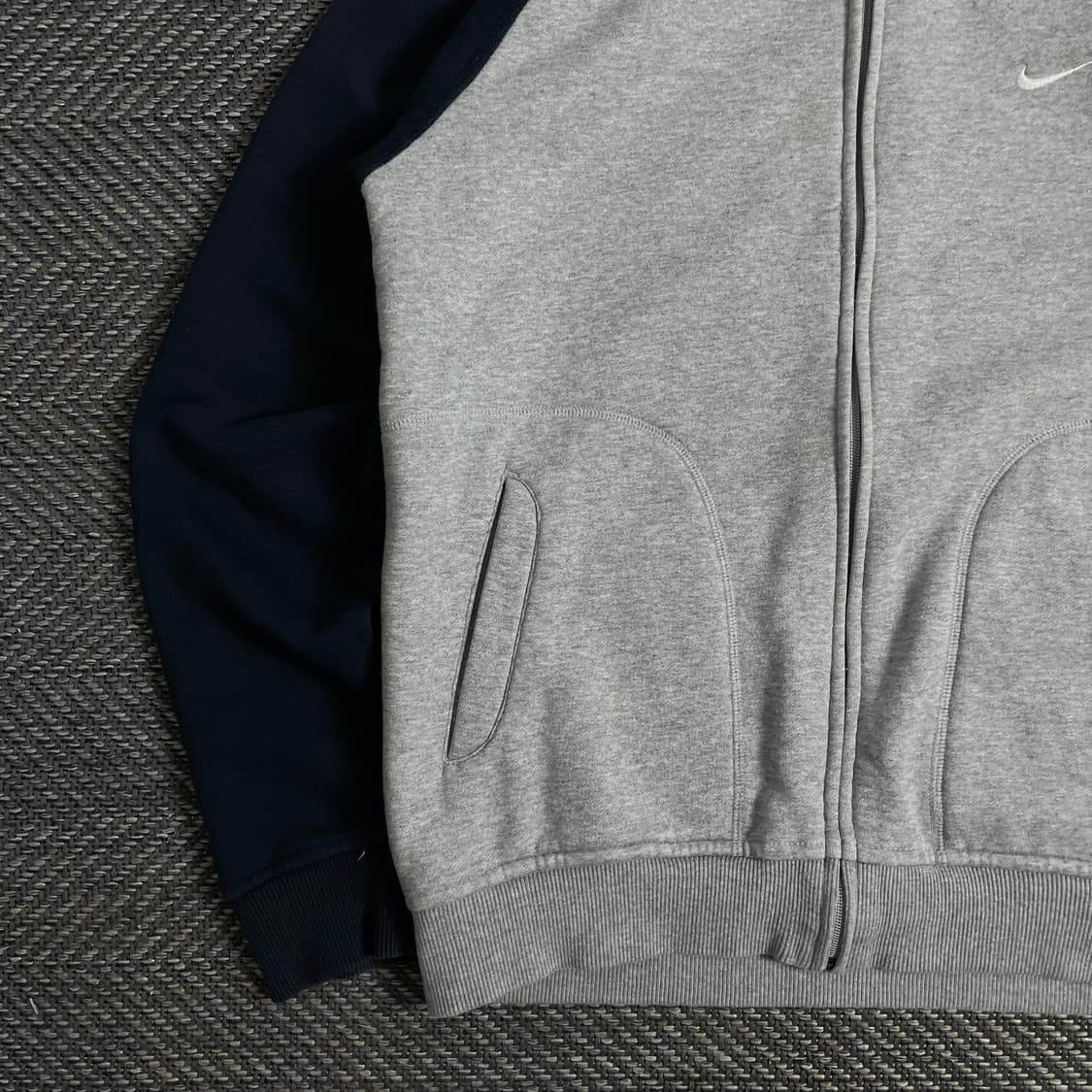 나이키 스우시로고 배색 스웻 집업 자켓o 2951 상품이미지3