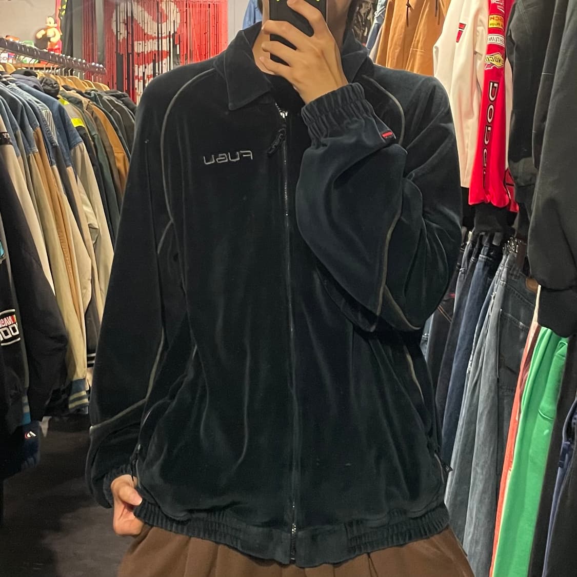 [IM] FUBU 푸부 딥네이비 벨벳 상품이미지2
