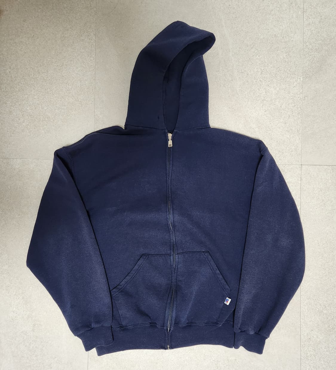 90s 러셀 후드집업 네이비 상품이미지1