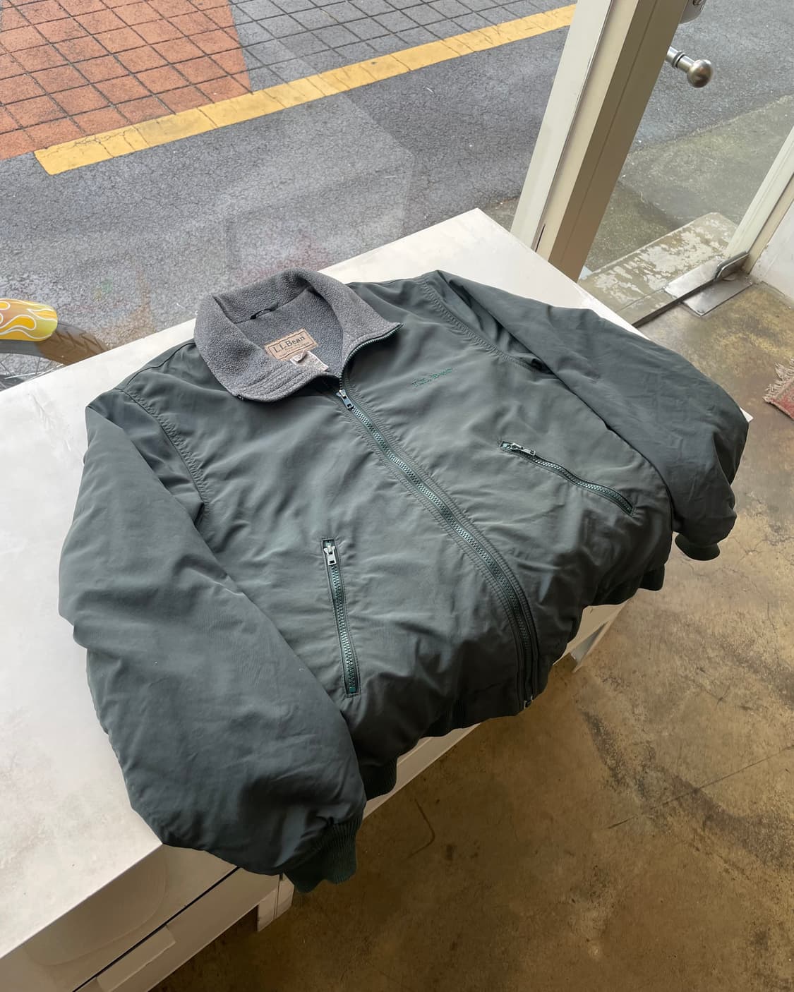 L.L. Bean warm up jacket 엘엘빈 웜업 자켓 상품이미지5