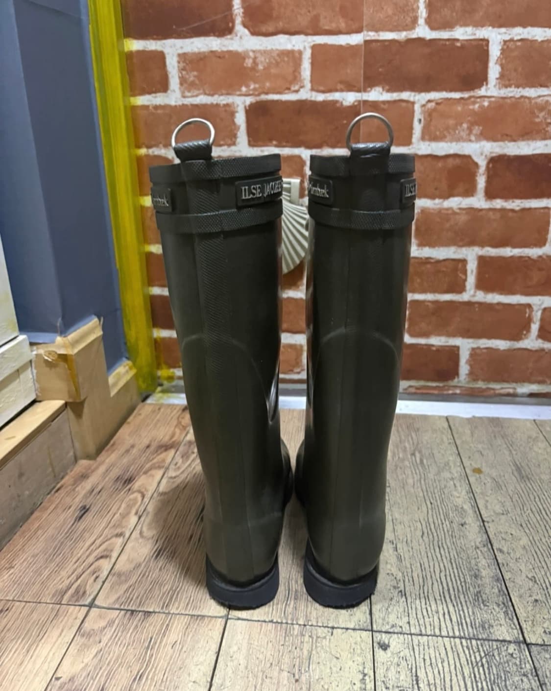 Ilse Jacobsen 일세야콥센 레인부츠 카키 빈티지 부츠 상품이미지6