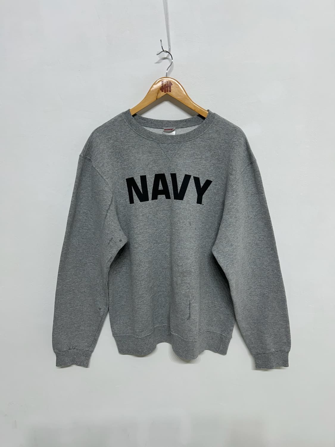 90's US Navy Soffe Grey Sweatshirt. 상품이미지1