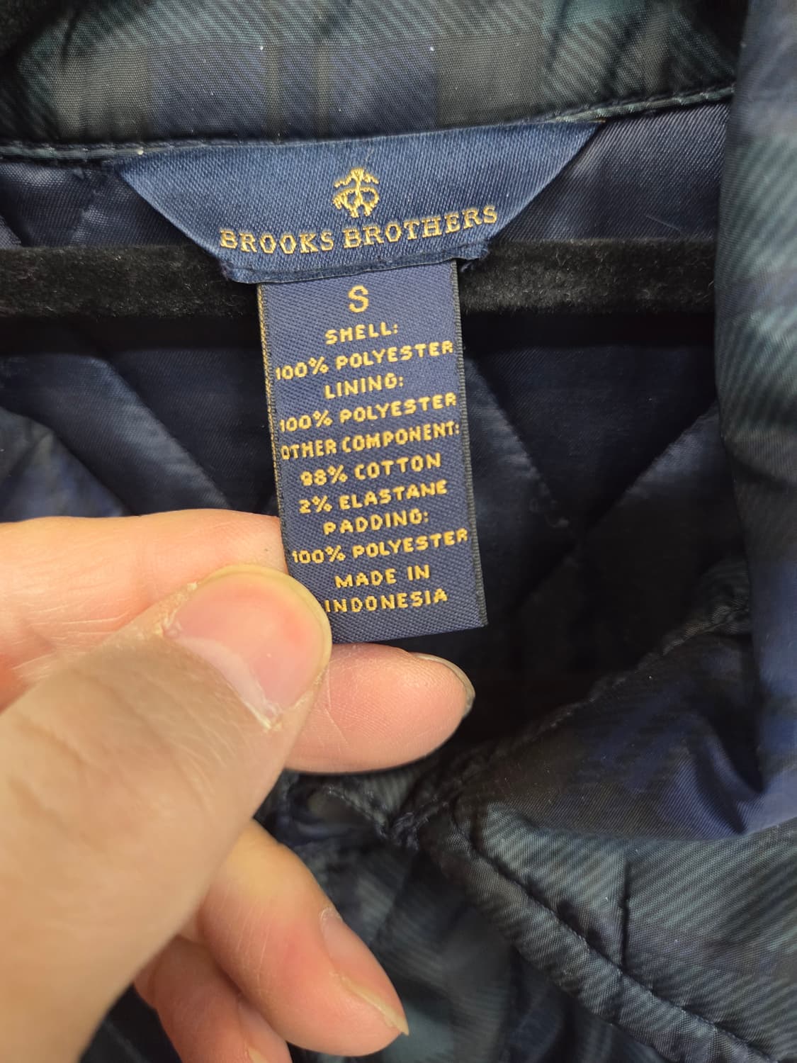 브룩스브라더스 퀄팅 자켓 s m 상품이미지3