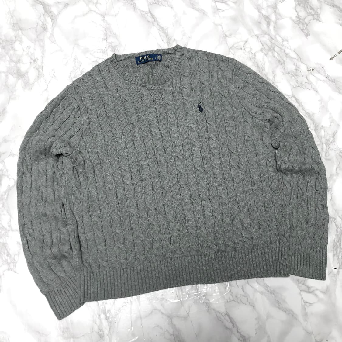 폴로 랄프로렌 니트 꽈배기 남성용 상품이미지1
