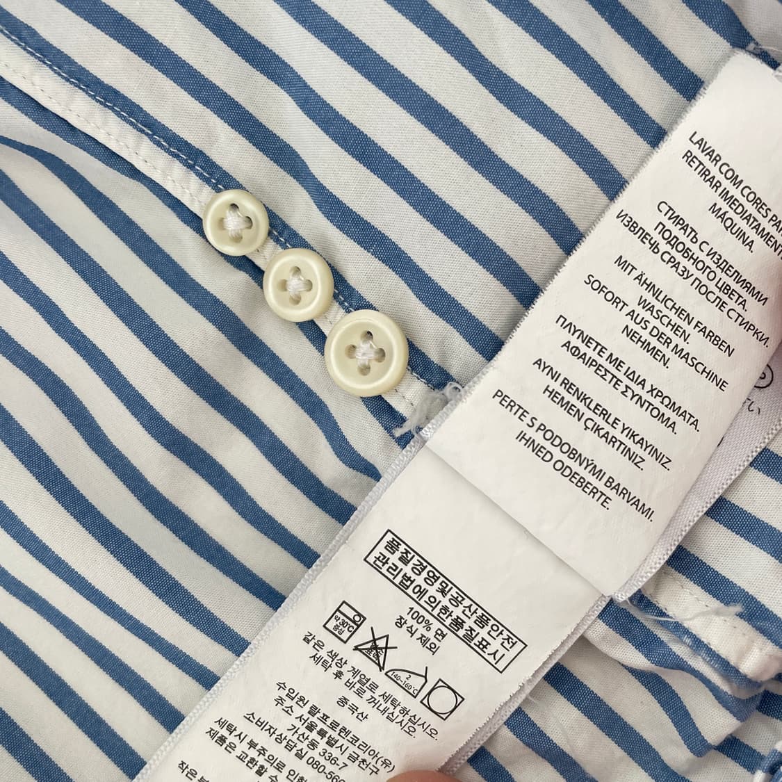 폴로 랄프로렌 스트라이프 셔츠 상품이미지5