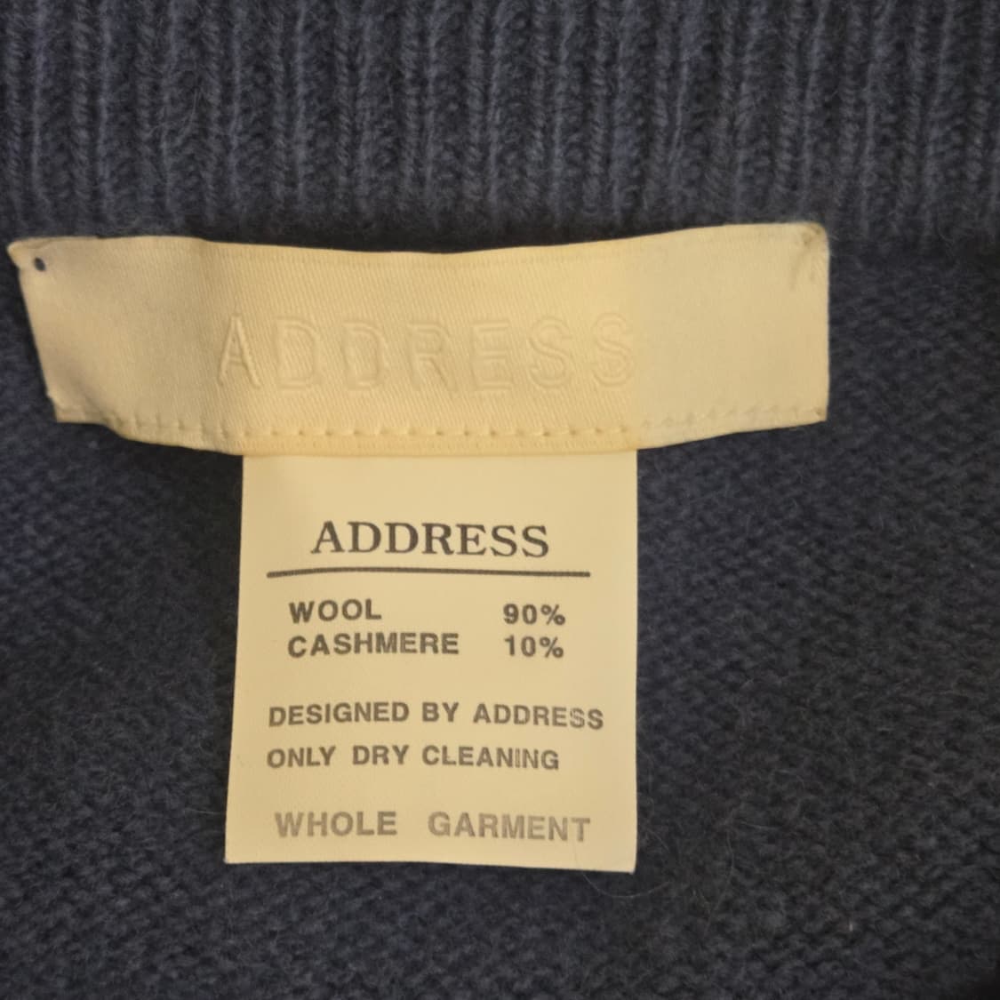 ADDRESS 울 캐시미어 니트 상품이미지4