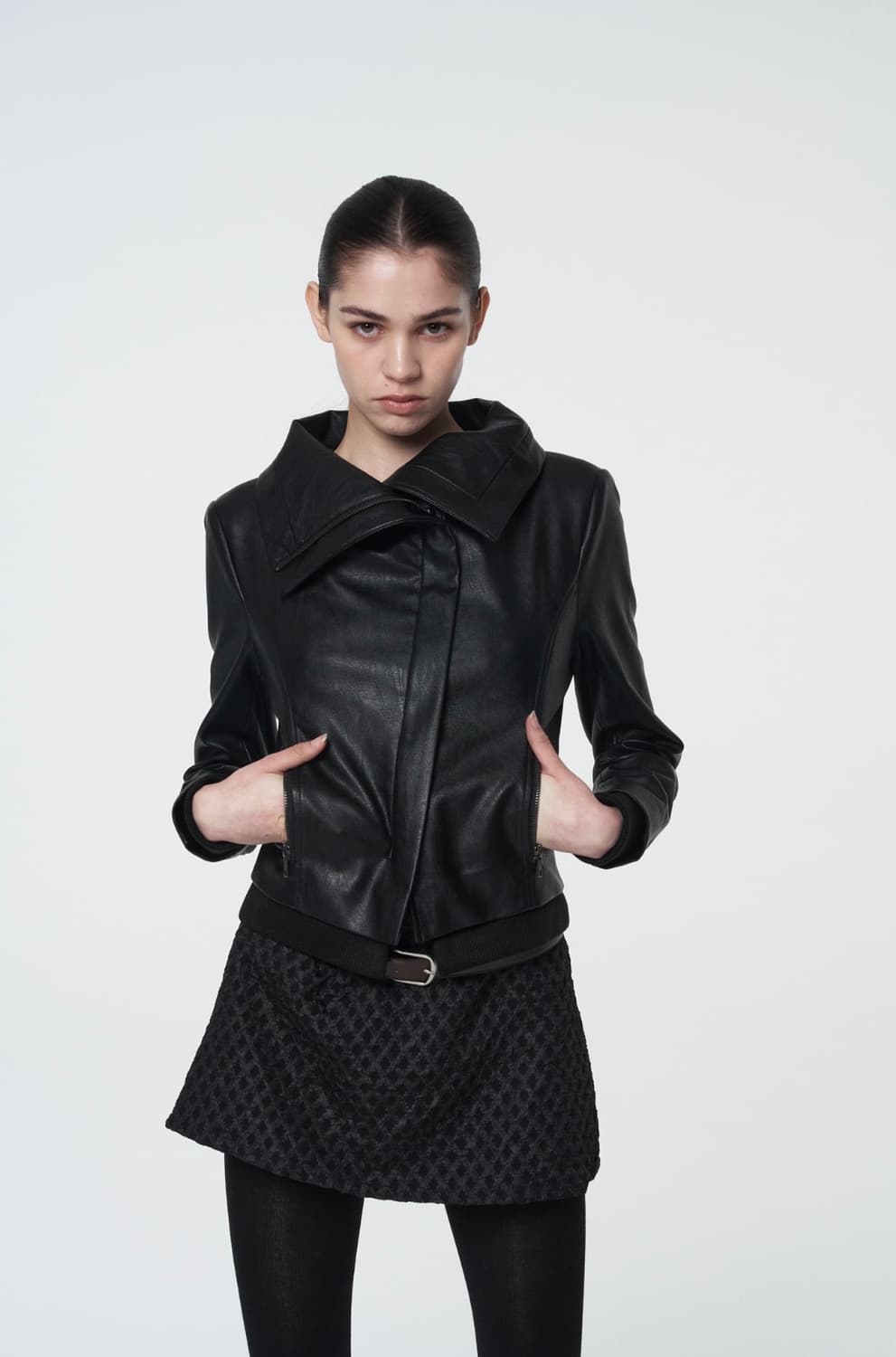 세틀포문 레더자켓 (settle for moon) 상품이미지2