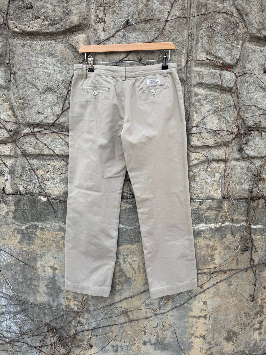 90s 폴로 랄프로렌 빈티지 치노 팬츠 면바지 베이지 여성 28-30 상품이미지2