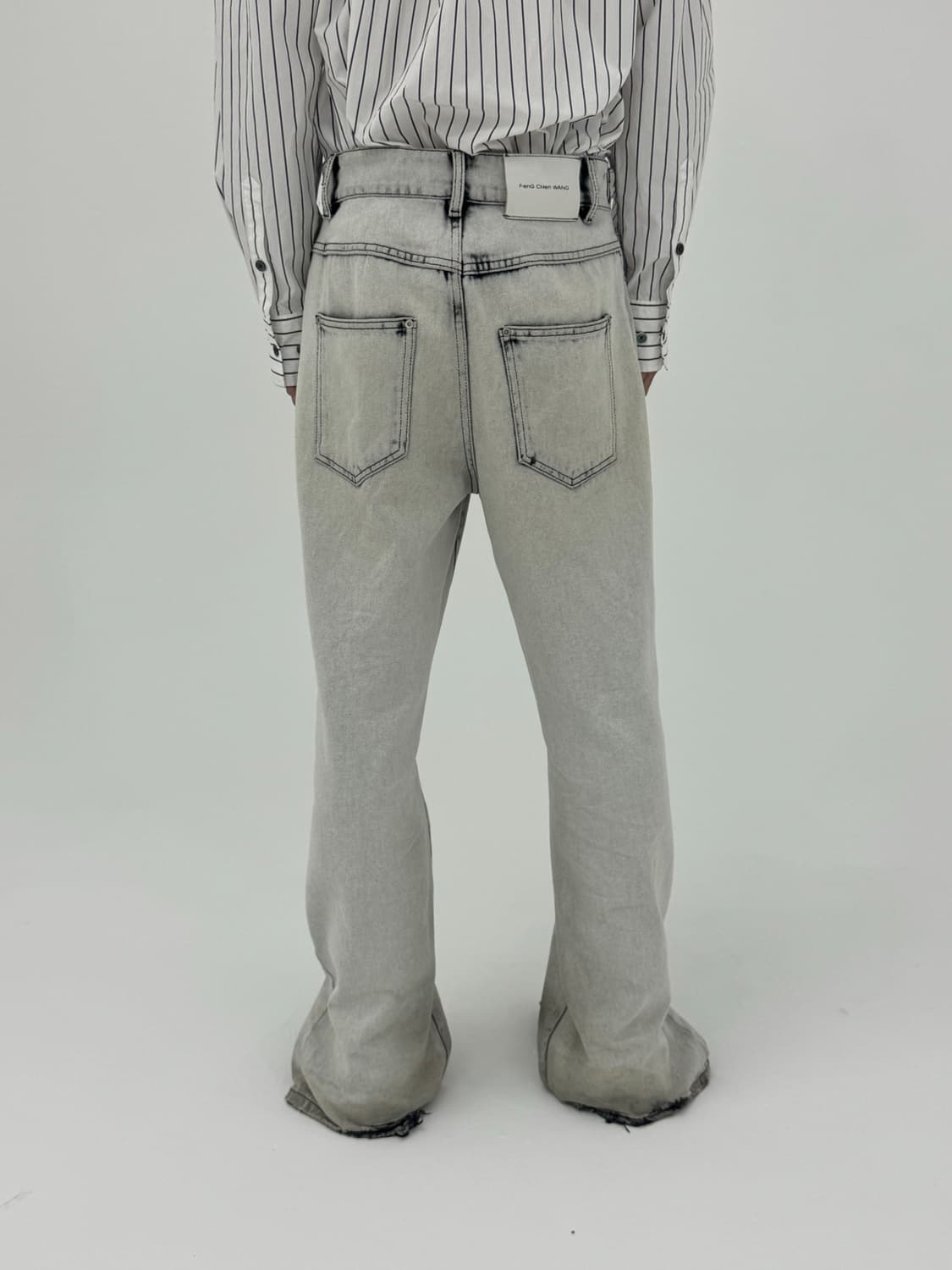 펑첸왕 사이드 버튼 데님 팬츠 상품이미지4