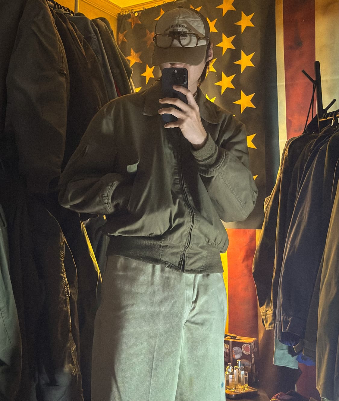 90s CVC tanker jacket OG (L-R) 상품이미지9